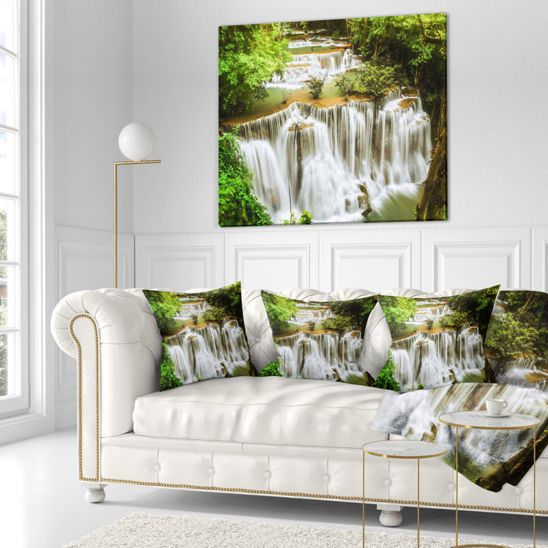 Coussin Green Huymea Kamin Waterfall