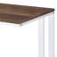 Bureau d'écriture avec finition noyer et blanc avec USB-126692058
