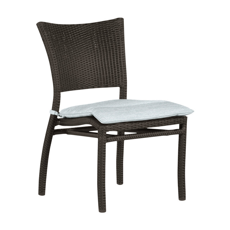 Chaise d'appoint d'extérieur Skye N-Dura, Welt, Noyer noir, Papier ciel