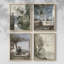 «Vintage Landscape Cxx», ensemble de 4 encadrés-1180816878-1180816879