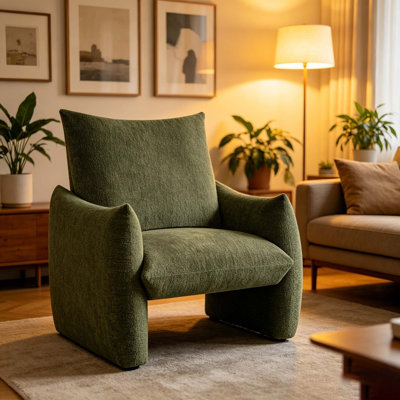 Chenille Accent Chair