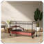 Cage pour petits animaux avec rampe plateforme pour petits animaux