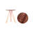 Hudson Solid Wood Top End Table-11795418-11795422