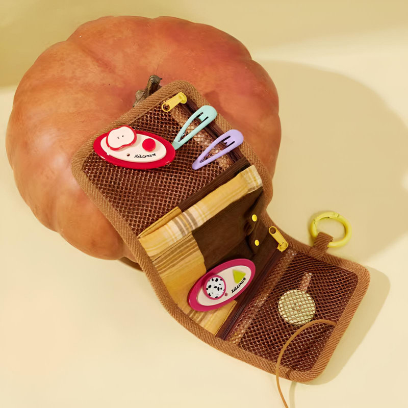 Multi Functional Cotton Jewellery Roll, Compact And Easy To Carry, Large Capacity Storage Ring, Earring, Necklace