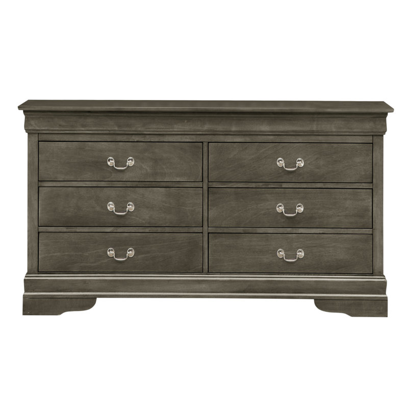 Commode durable de style traditionnel en panneau de particules pour un rangement sécuritaire dans la chambre à coucher
