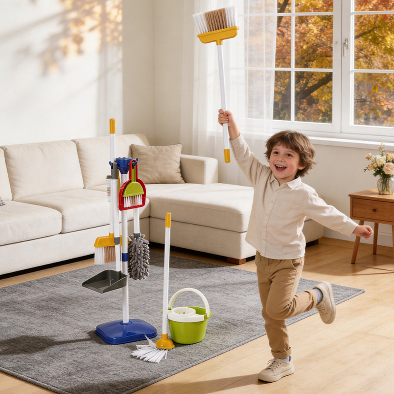 Pretend Play Cleaning Toy Set for Kids