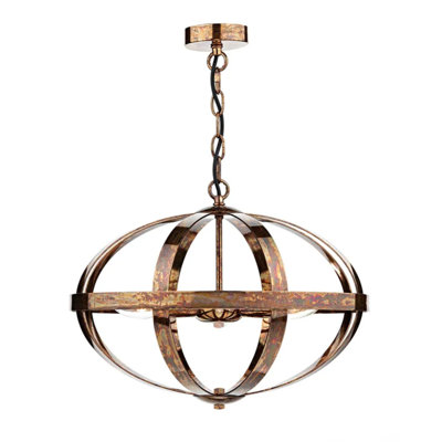 3 - Light Copper Sphere Pendant