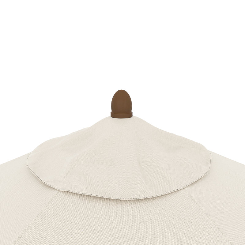 Parasol de marché Henry Street, Naturel - polyester