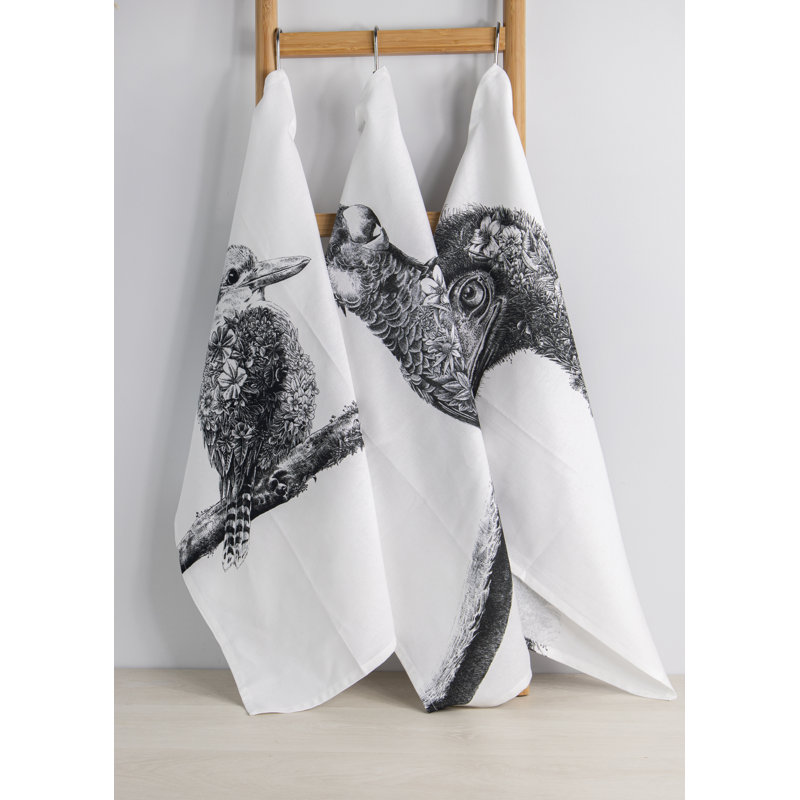 Marini Ferlazzo Cotton Waffle Tea Towel Kitchen Towel
