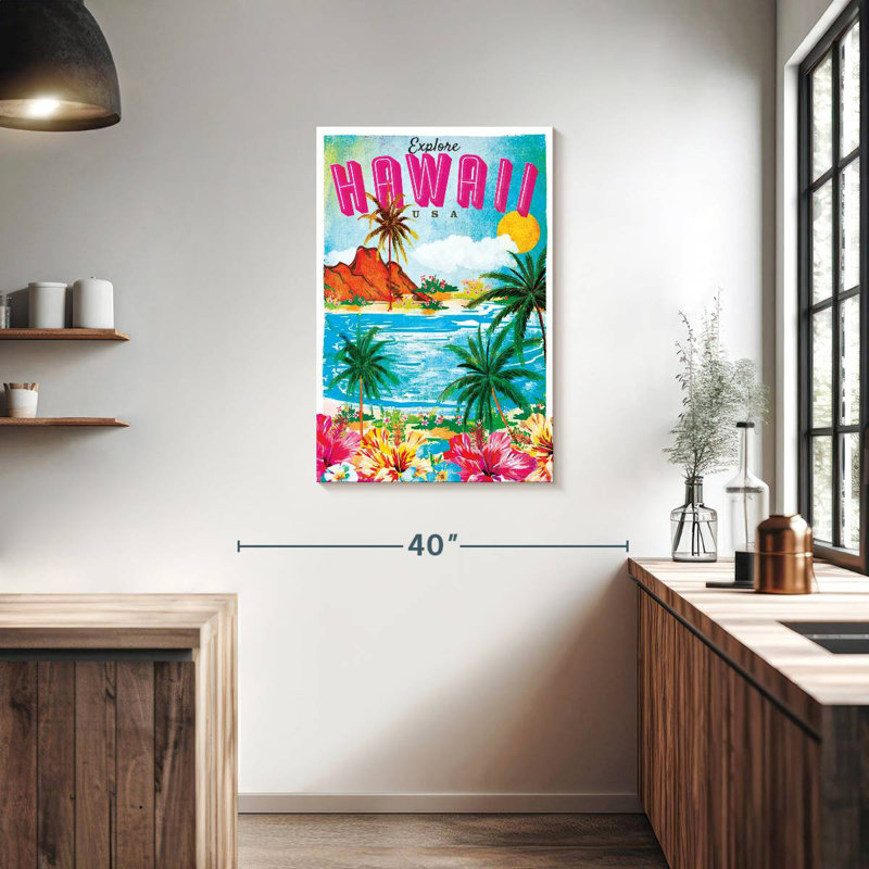Explorez Hawaï, H 36 po x l 24 po