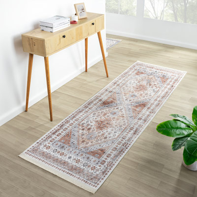 Tapis rectangulaire Daibhidh avec envers antidérapant