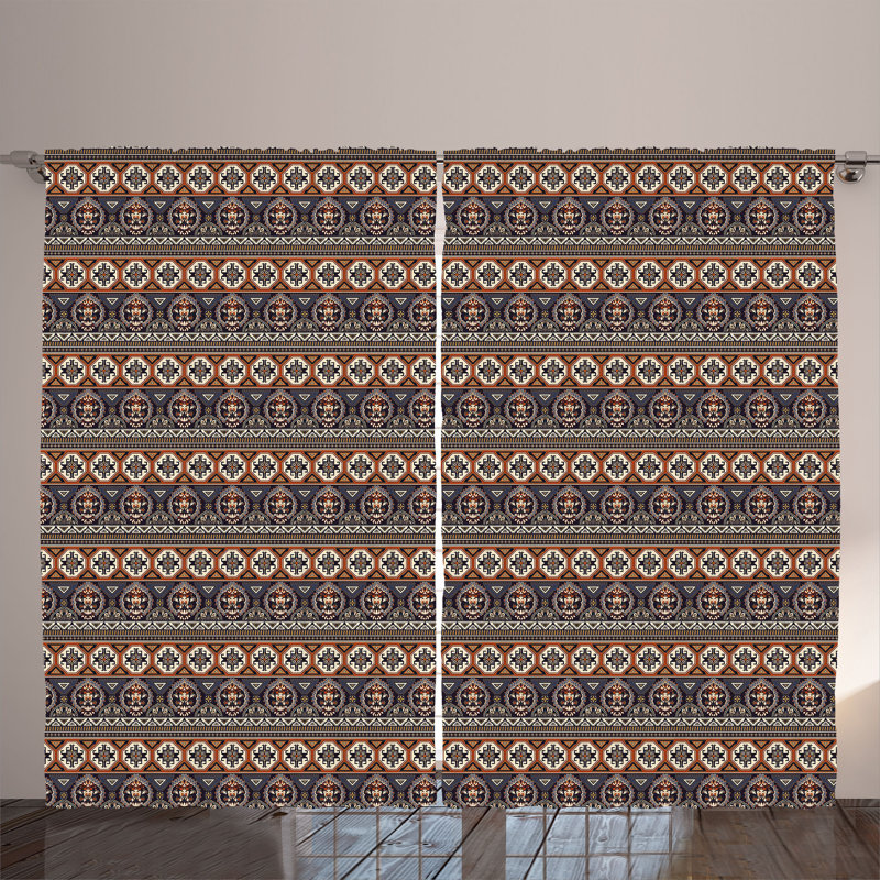 Semi Sheer Curtain Pair