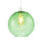 22cm H Glass Round Pendant Shade ( No Direct Attachment Method ) in Green