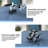 JUBEST Bypass Sliding Door Hardware, Bypass Wardrobe Closet Door Hardware Set (Door Not Included)-74797458