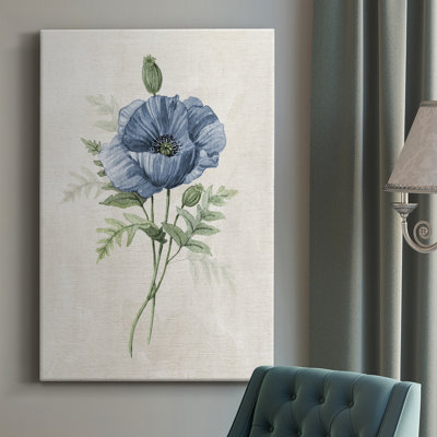 Toile tendue sur toile Farmhouse Periwinkle IV - prêt à accrocher