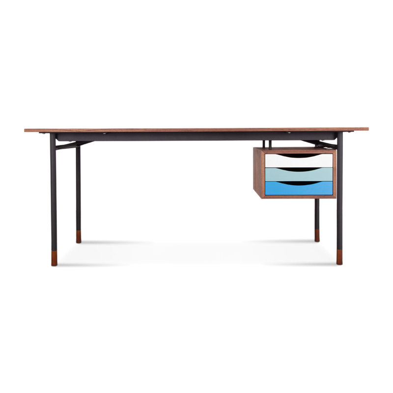 Bureau Finn Juhl Nyhavn, version bleue