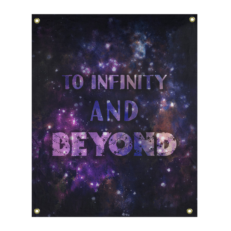Tapisserie d’art en polyester et infinity, H 59 pi x l 50 po