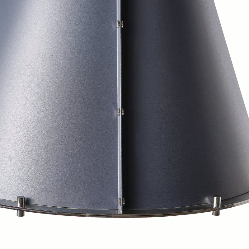 French Maid Chandelier Small (Blue and Polished Nickel)