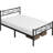 88.5cm Height Metal Bed Frame with Cloud-inspired Design Headboard-1728488639-1728488638