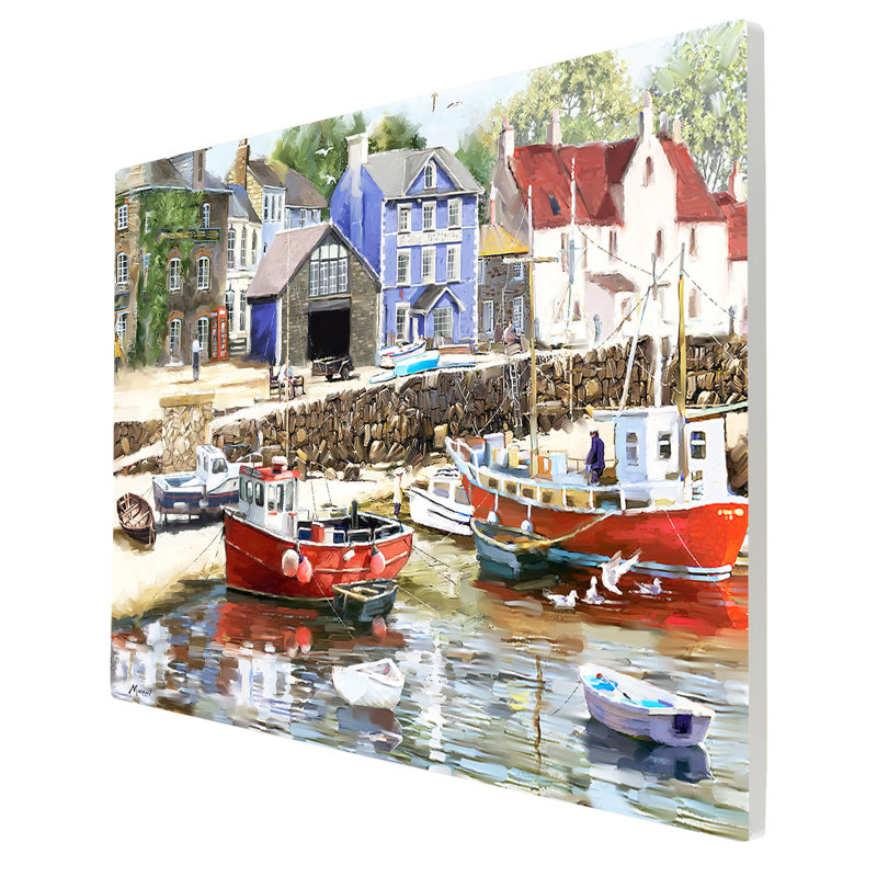 MACNEIL STUDIOS Traditional Cities & Countries Wall Decor on Ceramic