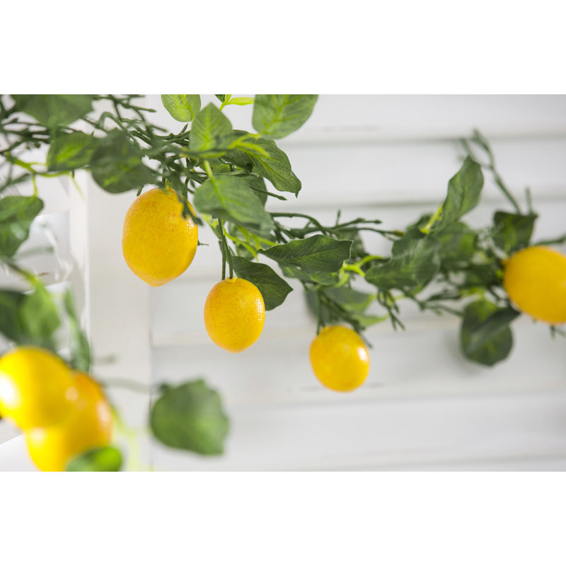 72'' in. Faux Lemon Garland