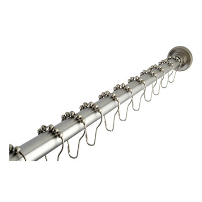 Edenscape Adjustable Shower Curtain Rod with Rings