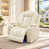 Cream Faux Leather