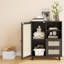 Buffet en rotin avec tablette réglable-930287197