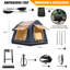 Tente gonflable avec échelle pour le camping (avec échelle, style deux tons)
