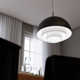 Modern Tiers Single Light Metal Dimmable LED Pendant