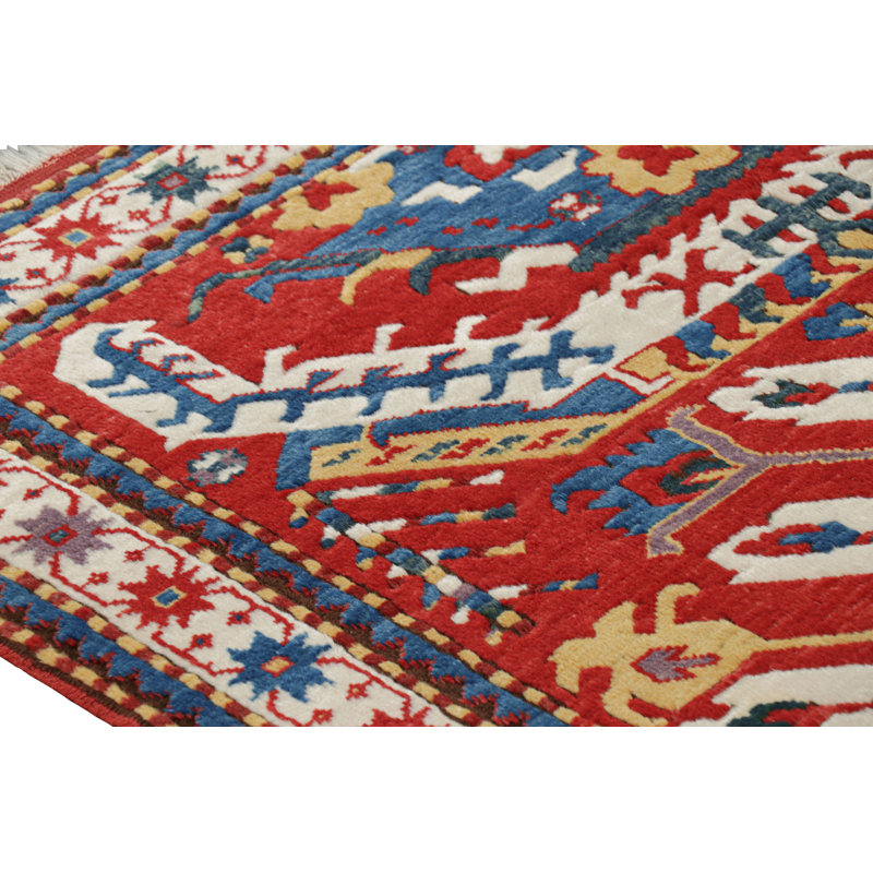 One-of-a-Kind 4’9”x6’11” Hand Knotted Area Rug
