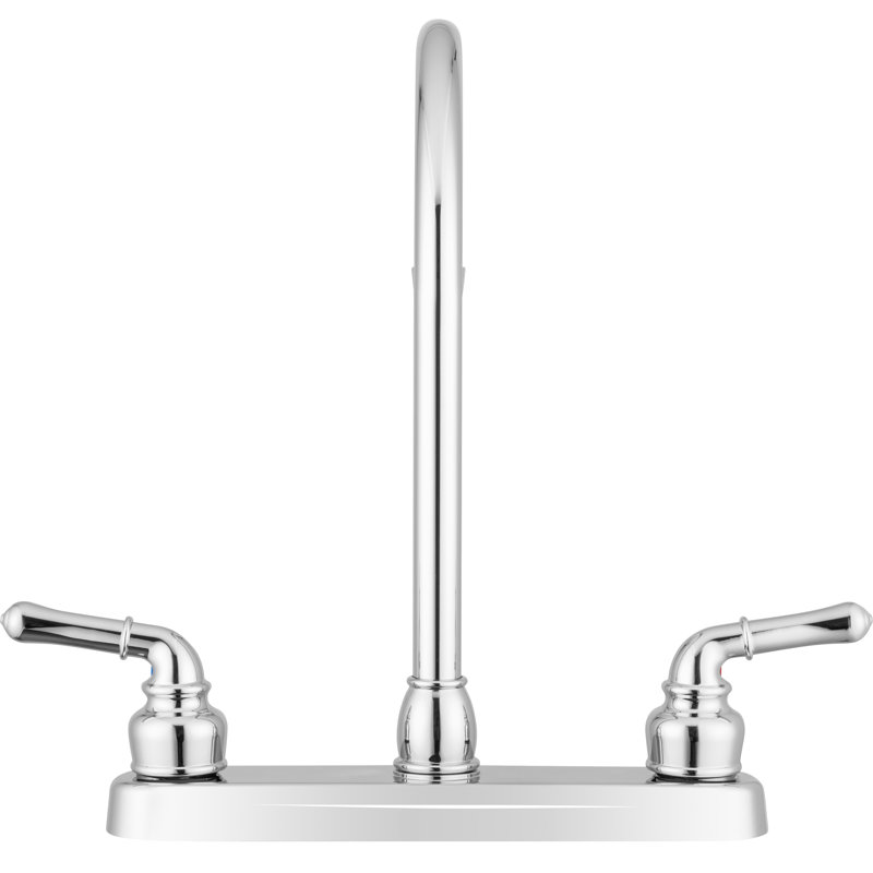 Robinet de cuisine à poignée double Lynden, Chrome