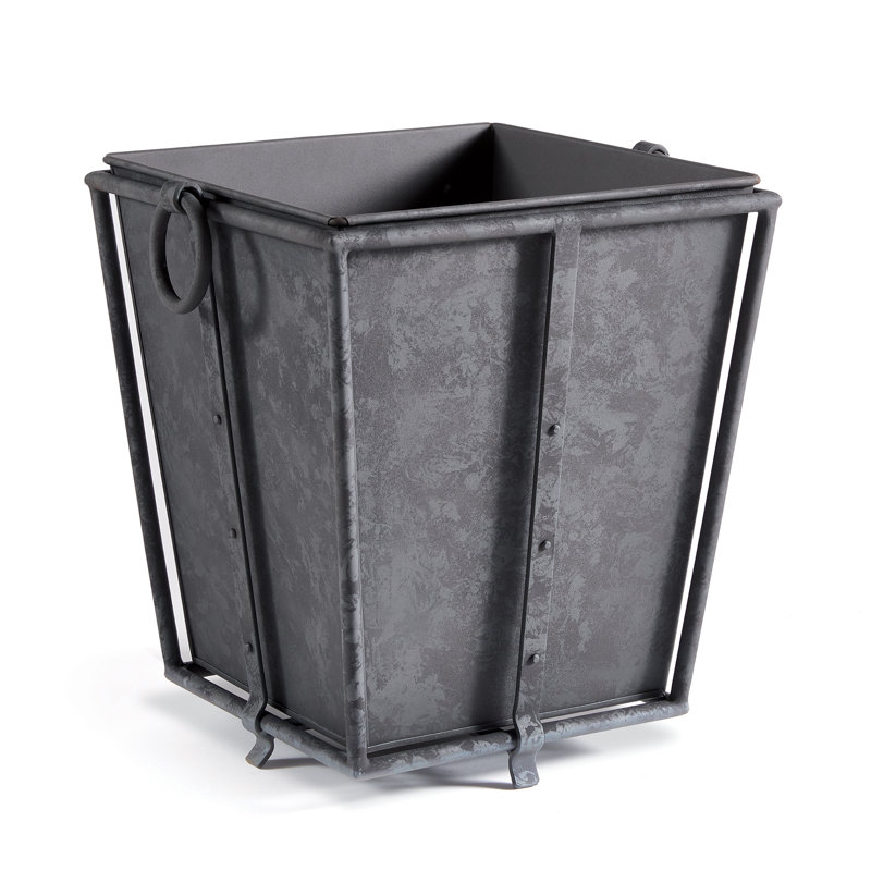 Callahan Handmade Planter, 20" H x 19.5" W x 17" D, Antique Gray