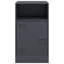 Lars 34.5cm W Steel Bedside Table-1507519681