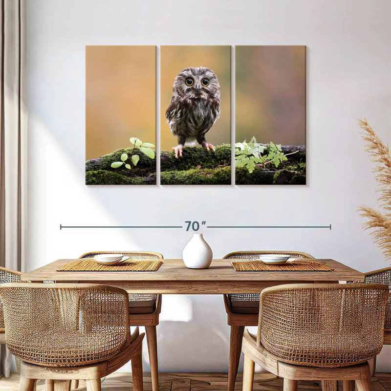 Brampt Charming Little Owl, 36" H x 57" W
