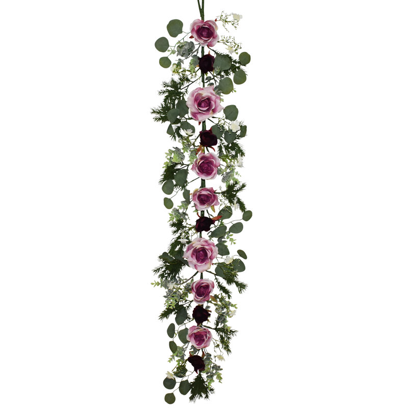 60" Lavender Rose Garland