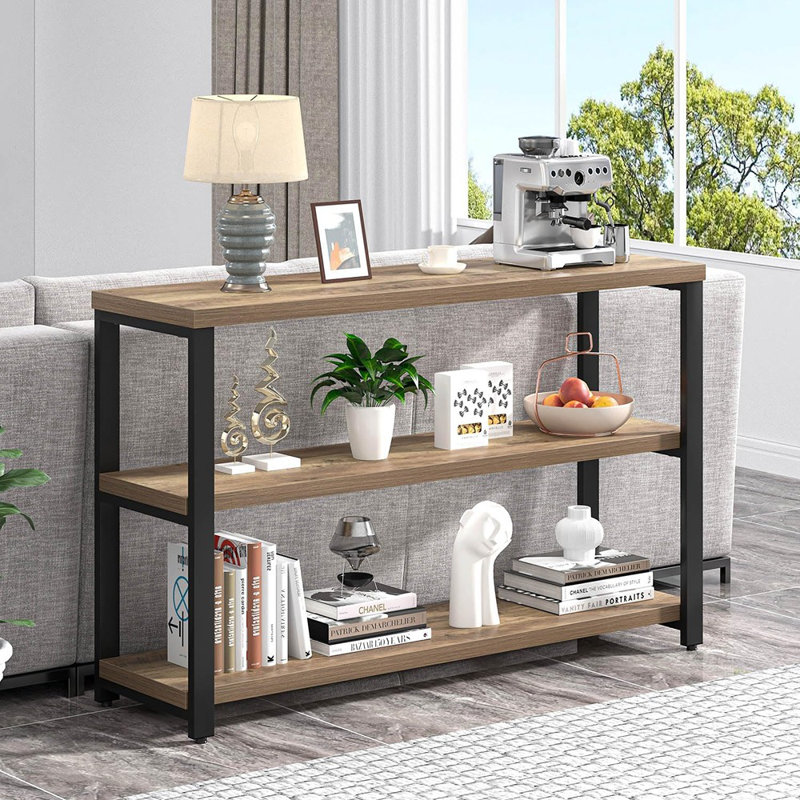 Sofa Table Behind Couch, Console Table With 3 Tie...