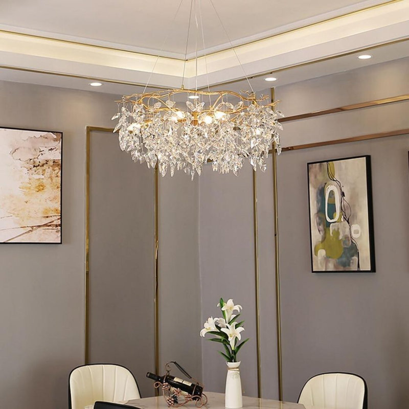 Lucinda 8 - Light Crystal Chandelier