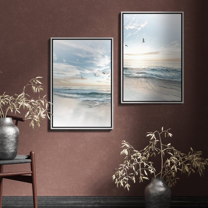 Art mural encadré rétro antique classique pour chambre à coucher, H 36 po x l 24 po, Blanc