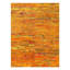 Tapis oriental doré / orange en coton / laine 9 pi 2 po x 12 pi Wadie