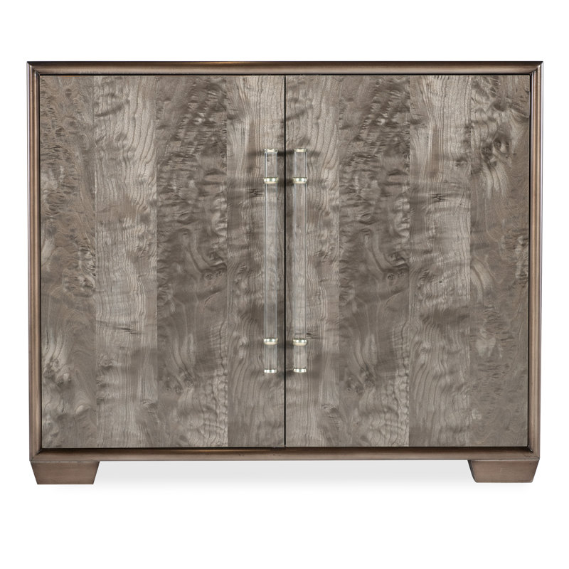 Brown Maple Veneer Transitional Accent Chest