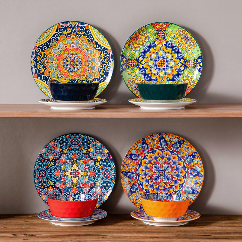 Piece Stoneware Dinnerware Set - Service for 4