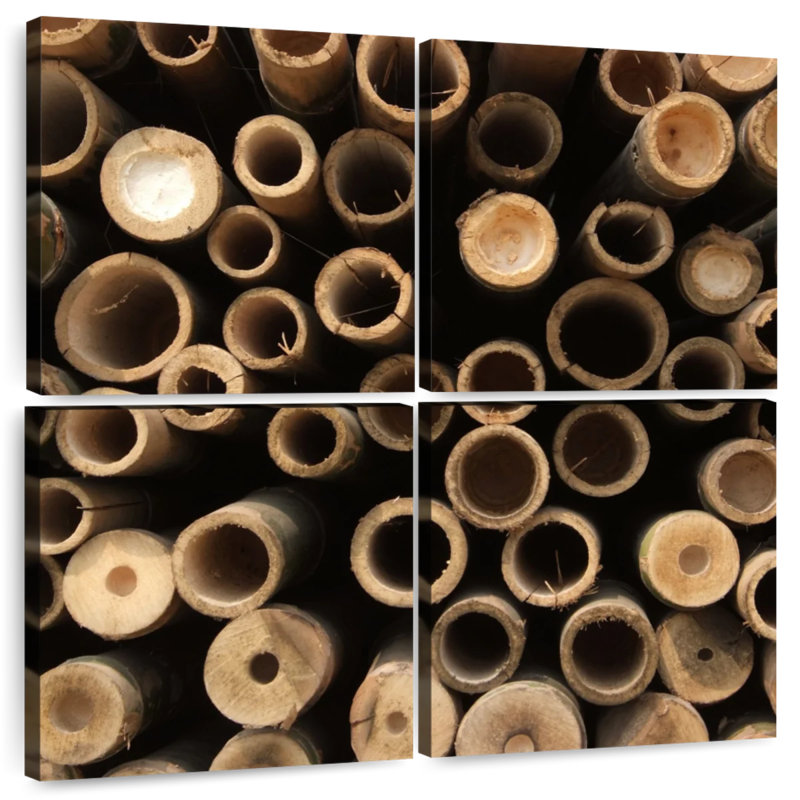 Cut Bamboo, 57" H x 57" W