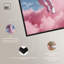«Nebula Float I», reproduction d'art sur toile par Art Remedy, cadre noir, 30 x 45-800084011-800083984