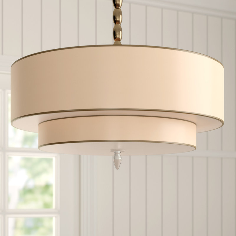 Stauffer 5 - Light Unique/Statement Pendant, Antique Brass