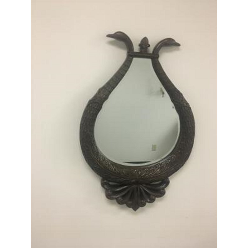Carice Wood Flat Wall Mirror