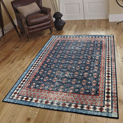 Tapis bleu forêt