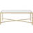 Henley 48" Glass and Steel Coffee Table-975230780