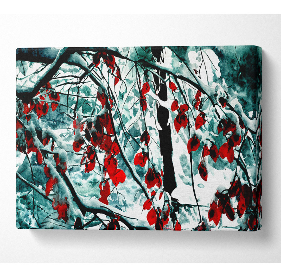 Snow Leaves - Kunstdrucke auf Leinwand