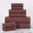 Soho Spa Highly Absorbent Cotton Checkered Border Towel Collection-1744982524-1821013410